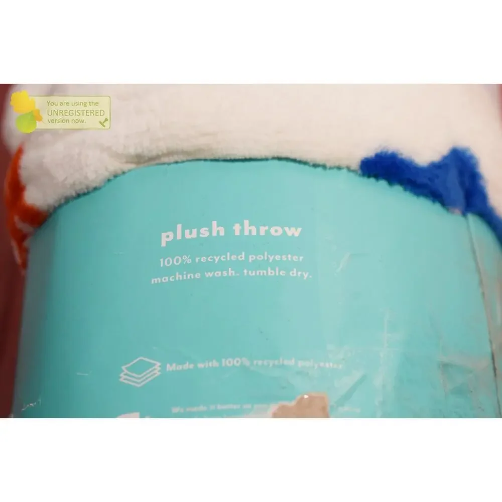 Pillowfort Patisserie Scatter Pet Shoppe Kids' Throw Blanket Cream